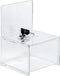 Sigel visitekaartbak - transparant - inclusief slot - 15x22x15mm cm - insteek voor A6 kaart - SI-VA151