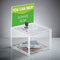 Sigel visitekaartbak - transparant - inclusief slot - 15x22x15mm cm - insteek voor A6 kaart - SI-VA151