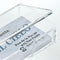 Sigel visitekaartbox - met deksel - voor 80 kaartjes - acryl glashelder - SI-VA112