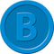 Sigel - waardemunten - kunststof - 100 stuks - 25mm - bier - blauw - evenementenmuntjes - SI-WM005