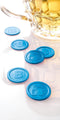 Sigel - waardemunten - kunststof - 100 stuks - 25mm - bier - blauw - evenementenmuntjes - SI-WM005