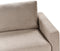 SIGGARD - Tweezitsbank - Taupe - Polyester