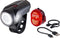 Sigma Aura 35 Fietsverlichtingsset - 35 lux + Nugget II USB achterlicht