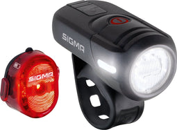 Sigma Aura 45 USB + Nugget ll Fietsverlichtingsset - 45 lux