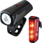 Sigma BUSTER 400 USB LED Fiets Verlichtingset 400 Lumen + Blaze Flash USB achter met remlicht functie - Li-ion accu - Oplaadbaar