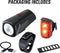 Sigma Buster 400 USB LED Verlichtingset - 400 Lumen + Buster RL 80 Flash USB achterlicht - Li-ion accu - Oplaadbaar