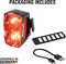 Sigma BUSTER RL 150 Flash USB Fiets Achterlicht - 150 Lumen - Met remlicht functie - Oplaad