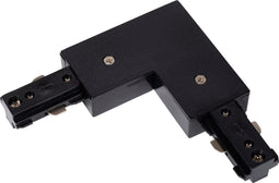 Lucide TRACK L-koppelstuk - 1-fase Railsysteem - Connector Rechts - Zwart
