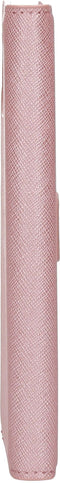 Mobiparts iPhone 12/12 Pro - Wallet Case - Saffiano motief - Roze