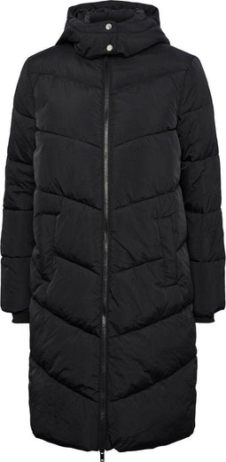 PIECES PCJAMILLA LONG PUFFER JACKET NOOS BC - Dames Jas - Maat M - Normale lengte