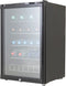 Husky KK111-BK-NL-HU - Koelkast Tafelmodel - Glazen Deur - 130 Liter - 40dB - Zwart