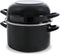 Imperial Kitchen - Mosselpan - Emaille - Ø 24 cm - Zwart