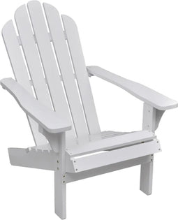 vidaXL - Tuinstoel - hout - wit