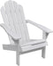 vidaXL - Tuinstoel - hout - wit