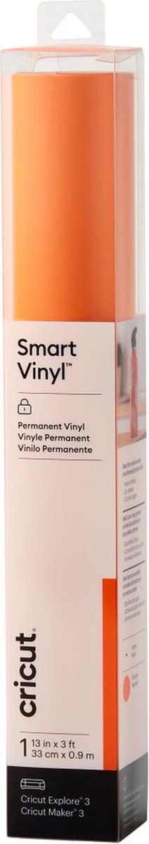 Cricut Smart Vinyl - Permanent Folie - 33x91cm - Oranje