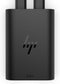 HP 65W GaN USB-C - Oplader - 2x USB-C poorten - Zwart