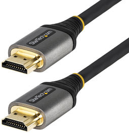 Startech.com HDMMV50CM - HDMI 2.0 Kabel - High-Speed Ultra HD 4K 60Hz met Ethernet HDR10 ARC - Grijs Zwart