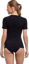 FALKE Wool-Tech Light - Functioneel shirt korte mouwen - Geurneutraliserend - Zwart (maat S)