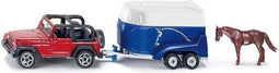SIKU 1651 Jeep met Paardentrailer
