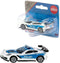Siku politiewagen Chevrolet Corvette ZR1 politiespeelgoed metaal/kunststof blauw/wit opklapbare motorkap