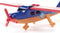 Siku Sportvliegtuig metaal/kunststof veelkleurig roterende propeller inklapbare vleugels