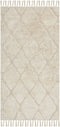 SILCHAR - Laagpolig vloerkleed - Beige - 80 x 150 cm - Katoen