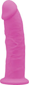 SILEXD - Realistische Dildo - 15 x 3 cm - Glow-in-the Dark Roze