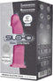 SILEXD - Realistische Dildo - 15 x 3 cm - Glow-in-the Dark Roze