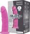 SILEXD - Realistische Dildo - 15 x 3 cm - Glow-in-the Dark Roze