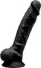 SILEXD - Realistische Dildo - 17,6 x 3,5 cm - Zwart