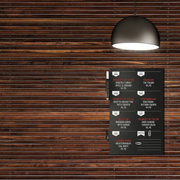 SILHOUETTE KRIJTBORD MUUR WEEK