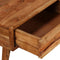 vidaXL - Salontafel - met - bewerkte - lade - 100x50x40 - cm - massief - hout