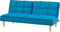 SILJAN - Slaapbank 3-zits - Blauw - Polyester