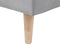 SILJAN - Slaapbank 3-zits - Lichtgrijs - Polyester