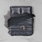 Silk Dekbedovertrek Glans Satijn - Anthracite - 140x200/220cm - 1 Persoons - Met Kussensloop 60x70