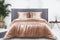 Silk Dekbedovertrek Glans Satijn - Taupe - 200x200/220cm - 2 Persoons - Met 2 Kussenslopen 60x70