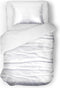 Silk Dekbedovertrek Glans Satijn - White - 140x200/220cm - 1 Persoons - Met Kussensloop 60x70