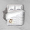 Silk Dekbedovertrek Glans Satijn - White - 140x200/220cm - 1 Persoons - Met Kussensloop 60x70