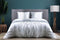 Silk Dekbedovertrek Glans Satijn - White - 240x200/220cm - Lits Jumeaux - Met 2 Kussenslopen 60x70