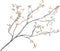 Silk-Ka kunst bessentak goud 133 cm