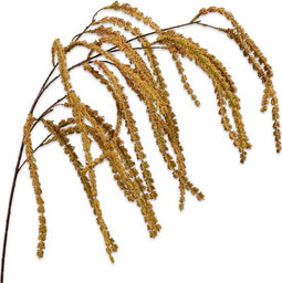 Silk-ka Kunstbloem-Zijde Amaranthus Hang Geel-Oranje 114 cm