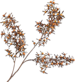 Silk-ka Kunstbloem-Zijde Bessentak Oranje 86 cm