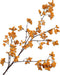 Silk-ka Kunstbloem-Zijde Bessentak Oranje-Geel 110 cm
