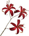 Silk-ka Kunstbloem-Zijde Bloem Lelie Tak Goud-Rood 101 cm