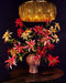 Silk-ka Kunstbloem-Zijde Bloem Poinsettia Tak Zalm 119 cm
