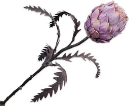 Silk-ka Kunstbloem-Zijde Bloem Protea Steel Paars 63 cm