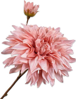 Silk-ka Kunstbloem-Zijde Dahlia Tak Roze 78 cm