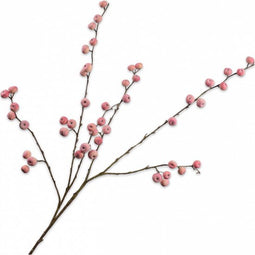 Silk-ka Kunstbloem-Zijden Bloem Appel Tak Roze 123 cm
