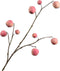 Silk-ka Kunstbloem-Zijden Bloem Appel Tak Roze-Rood 123 cm
