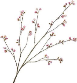 Silk-ka Kunstbloem-Zijden Bloem Bloesem Tak Roze 127 cm